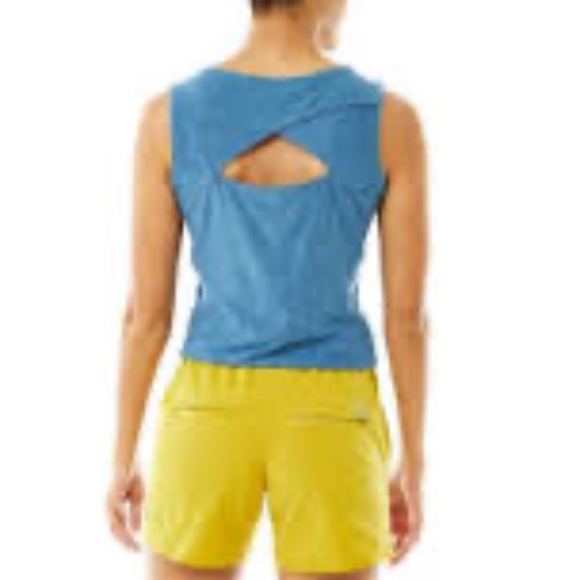 Royal Robbins Women's Travel Tech Tank in Fuchsia - Picture 6 of 6